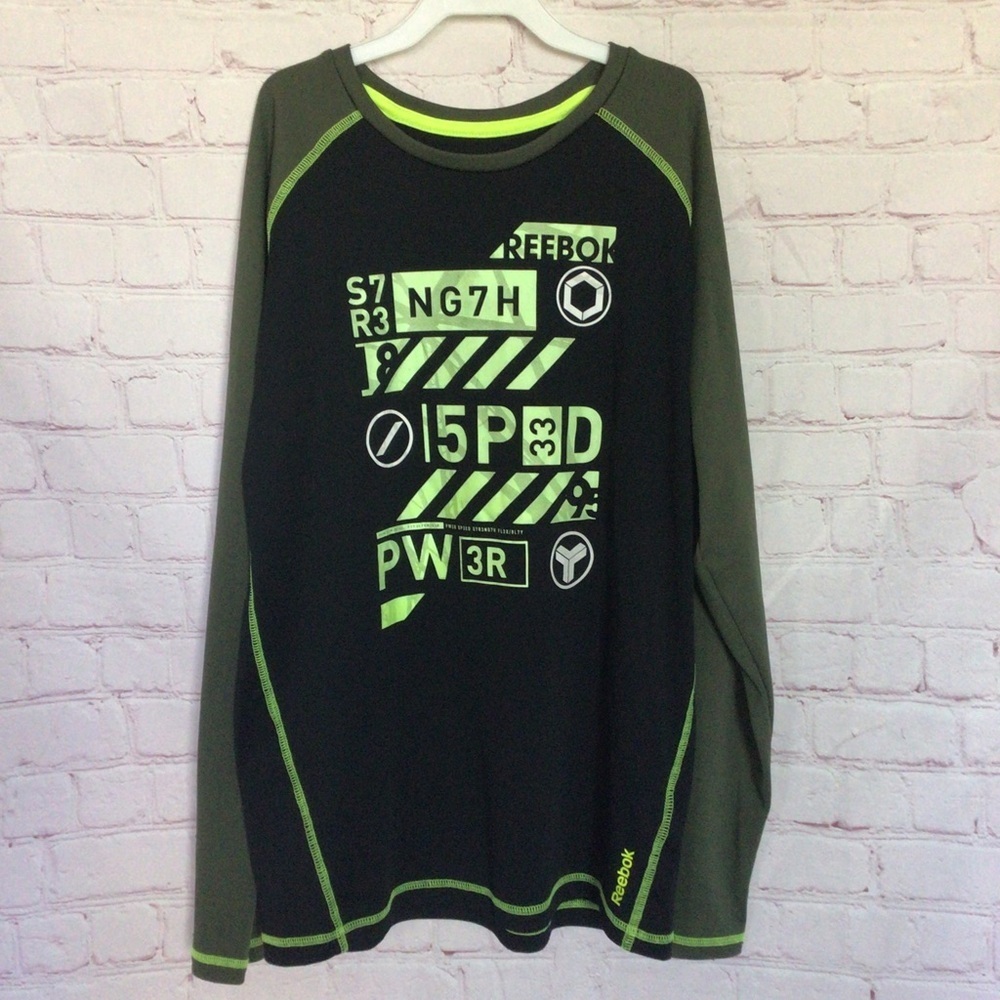 Reebok Dri-Fit Long Sleeve Shirt - Size Large